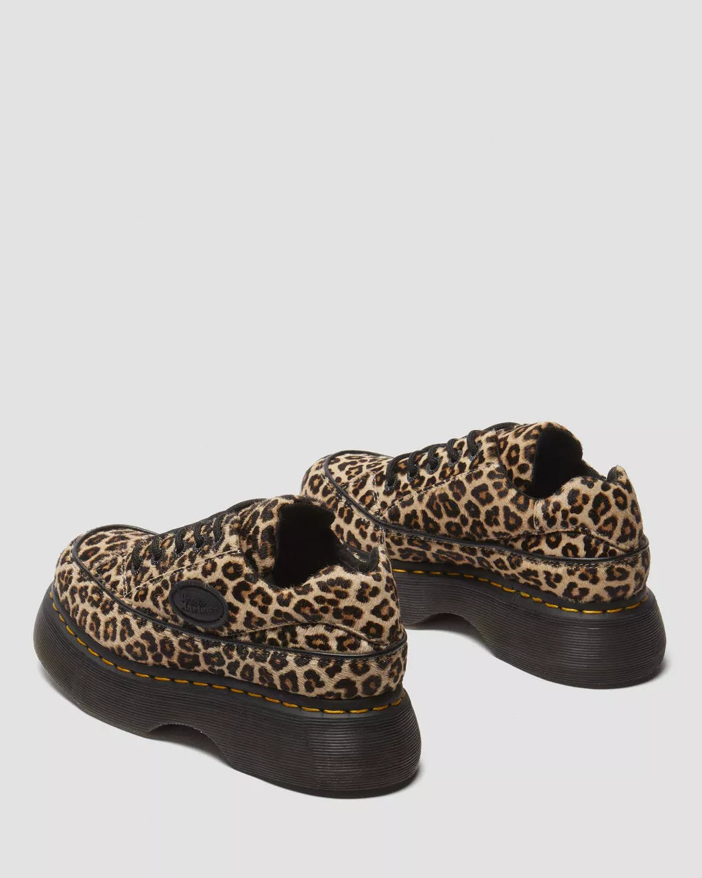 DR MARTENS Buzz 5-Eye Leopard Shoes