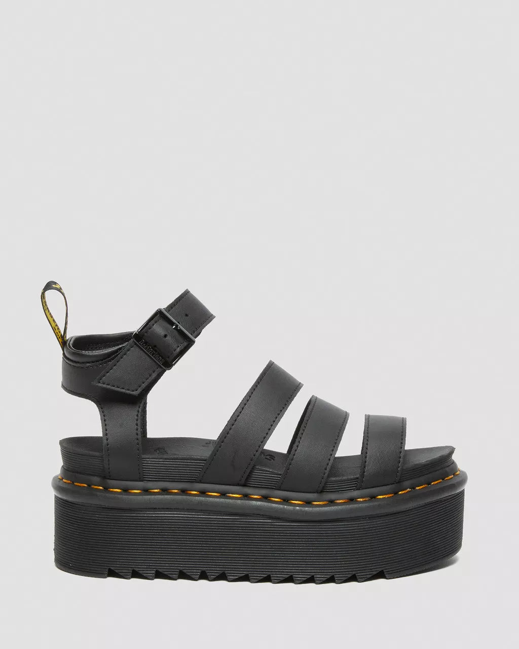Blaire Quad Hydro Leather Platform Gladiator Sandals