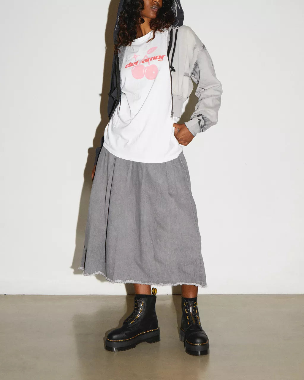 DR MARTENS Sinclair Max Pisa Leather Platform Boots