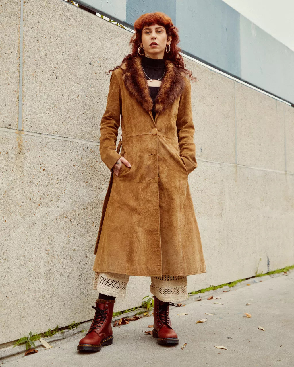1460 Serena Faux Fur Lined Ankle Boots