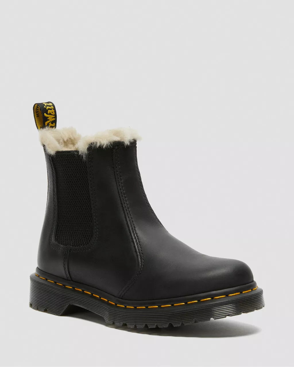 2976 Leonore Faux Fur Lined Burnished Chelsea Boots