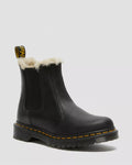 2976 Leonore Faux Fur Lined Burnished Chelsea Boots