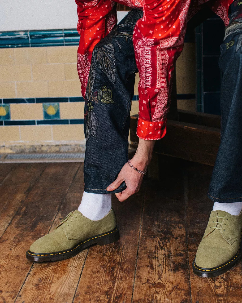 1461 Made in England Nubuck Leather Shoes