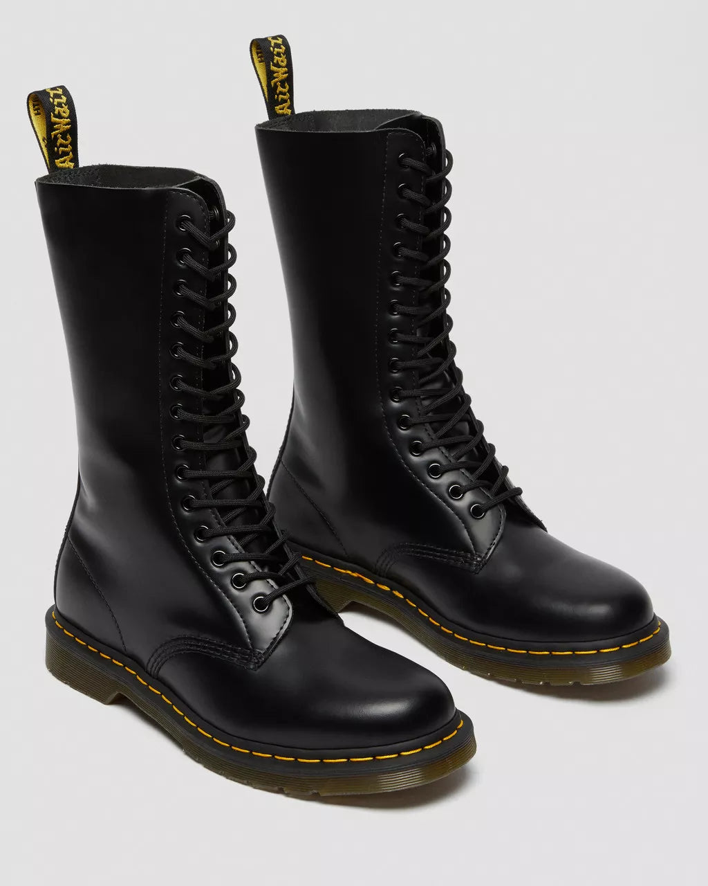 1914 Smooth Leather High Lace Up Boots