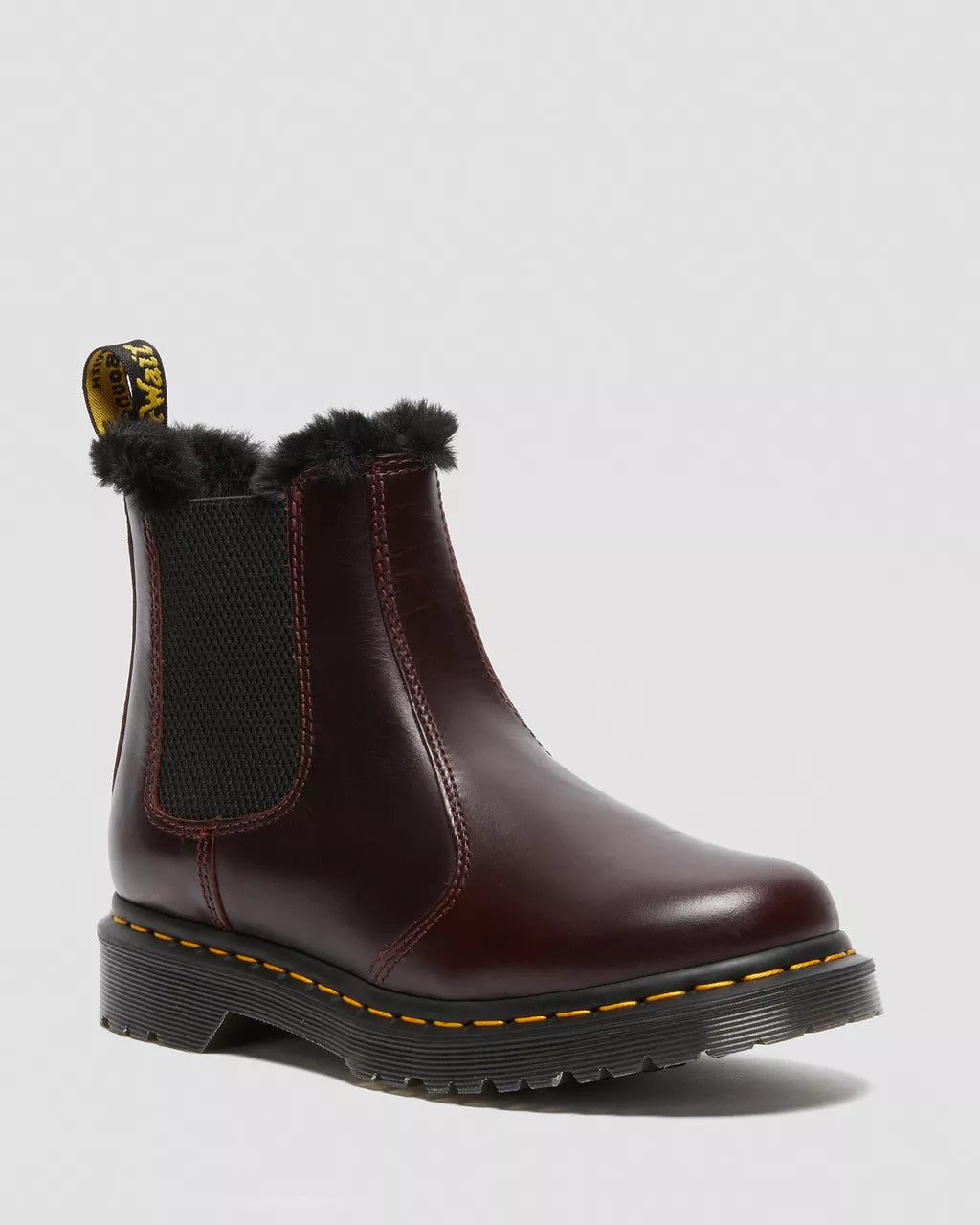 DR MARTENS 2976 Leonore Faux Fur Lined Chelsea Boots