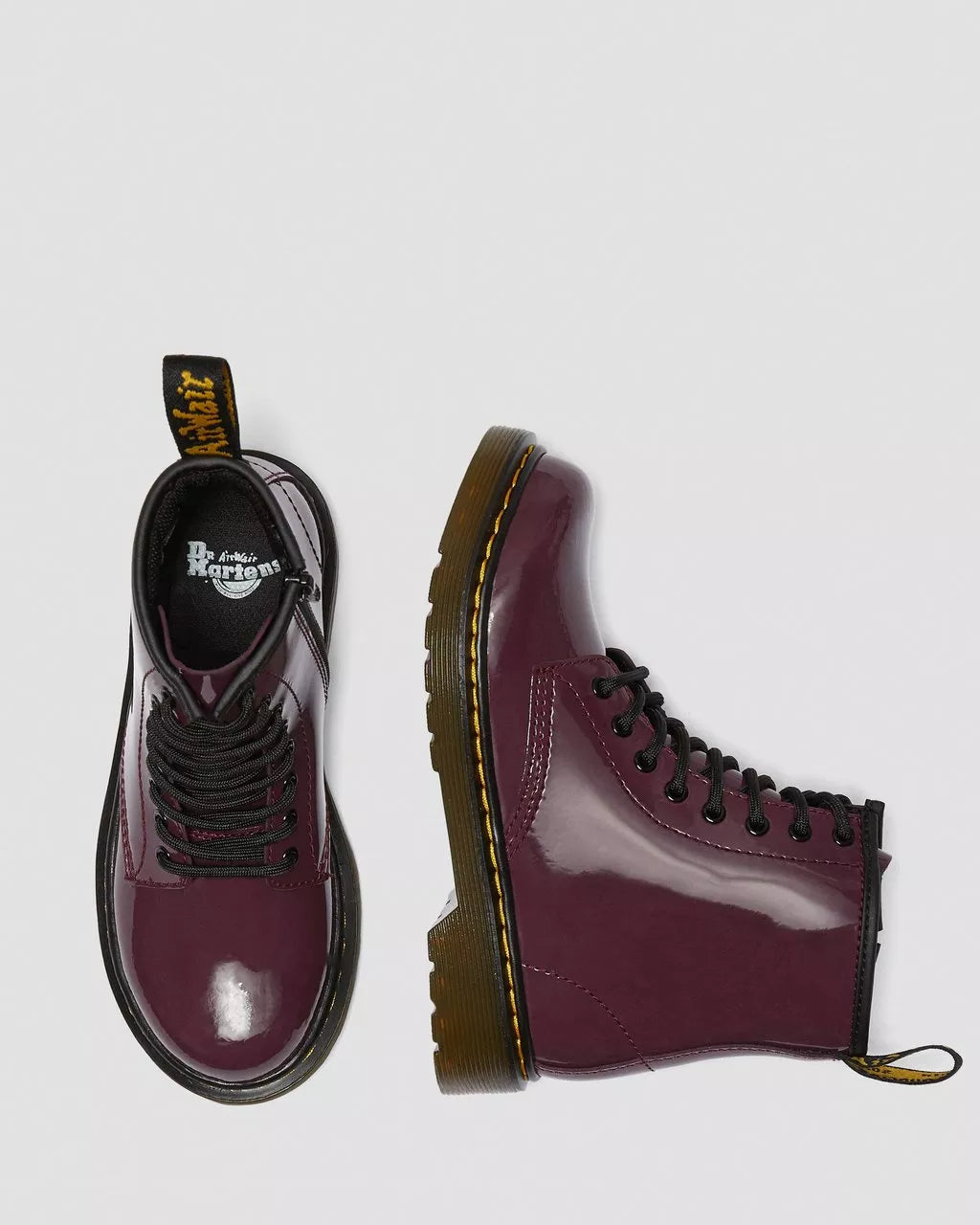 Junior 1460 Patent Leather Lace Up Boots