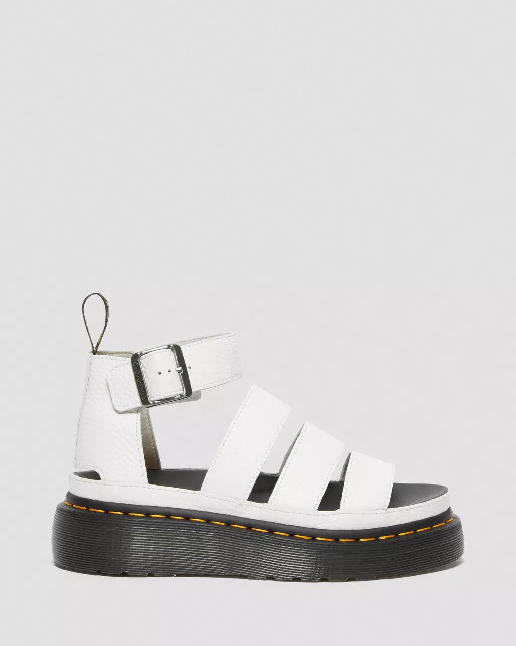 Clarissa II Quad Milled Nappa Leather Platform Sandals
