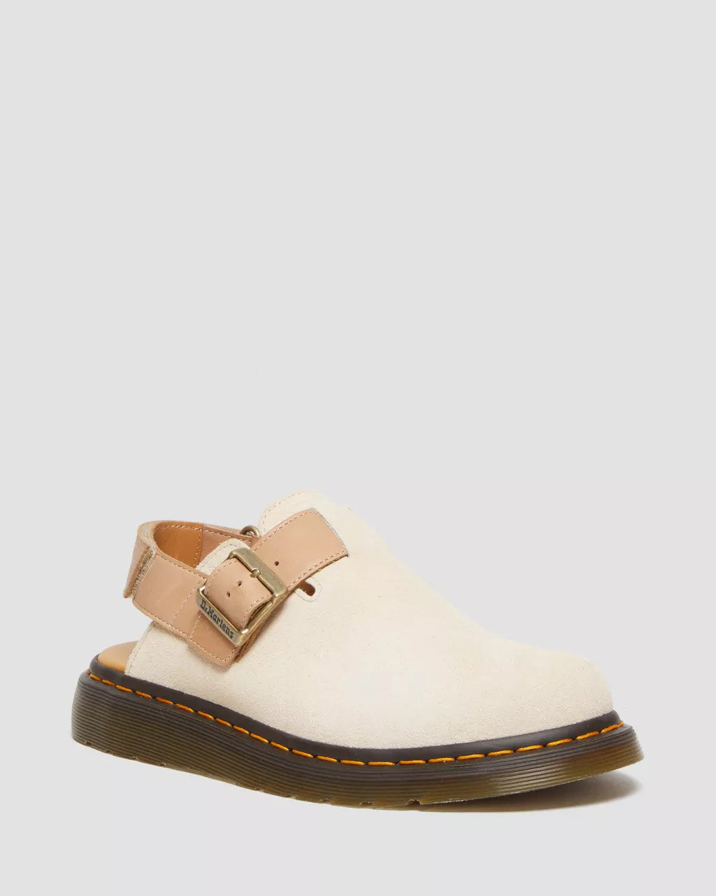DR MARTENS Jorge II Suede &amp; Leather Slingback Mules