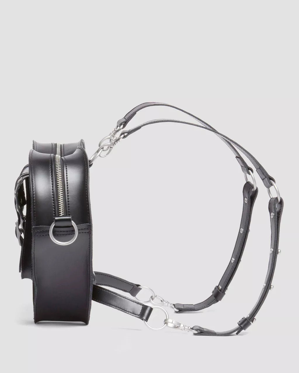 DR MARTENS Brush Off Leather Heart Shaped Bag