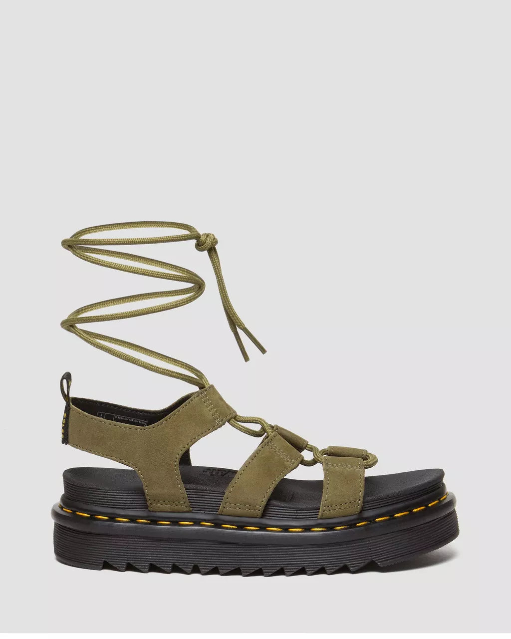 Nartilla Tumbled Nubuck Leather Gladiator Sandals