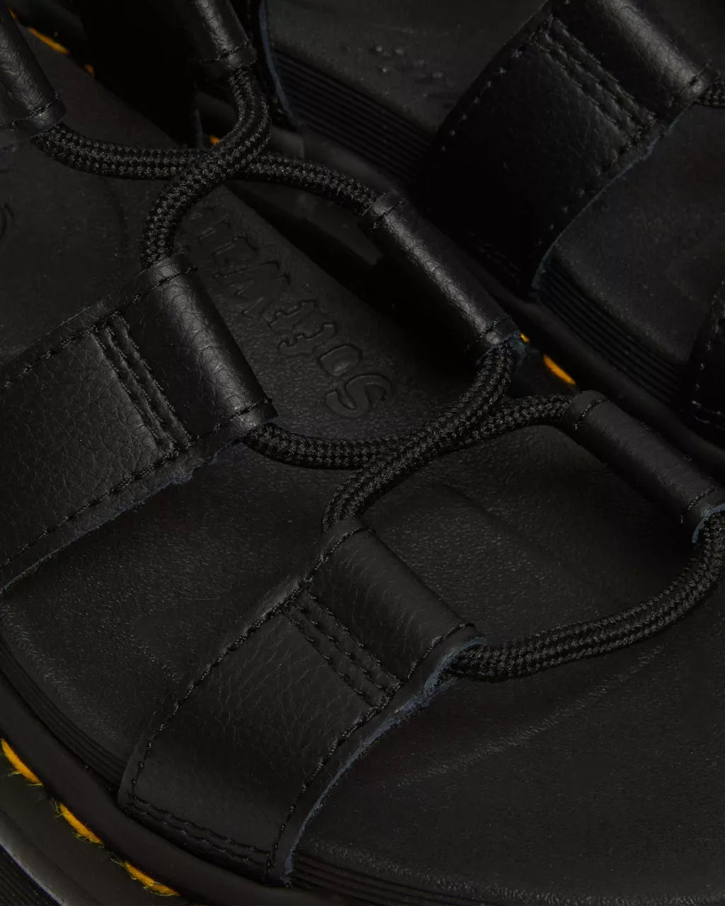 DR MARTENS Nartilla Leather Gladiator Platform Sandals
