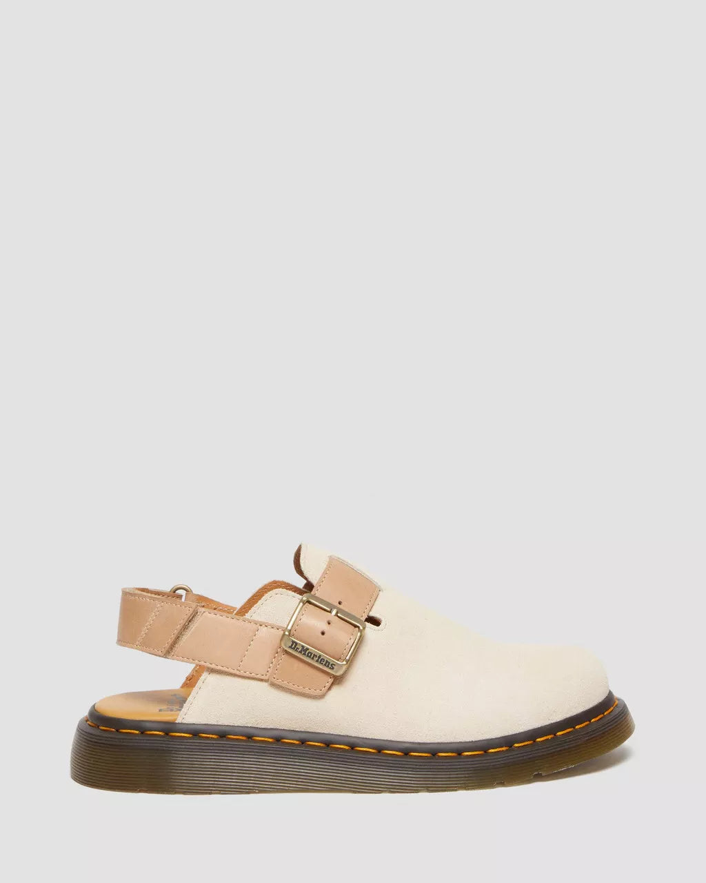 DR MARTENS Jorge II Suede &amp; Leather Slingback Mules
