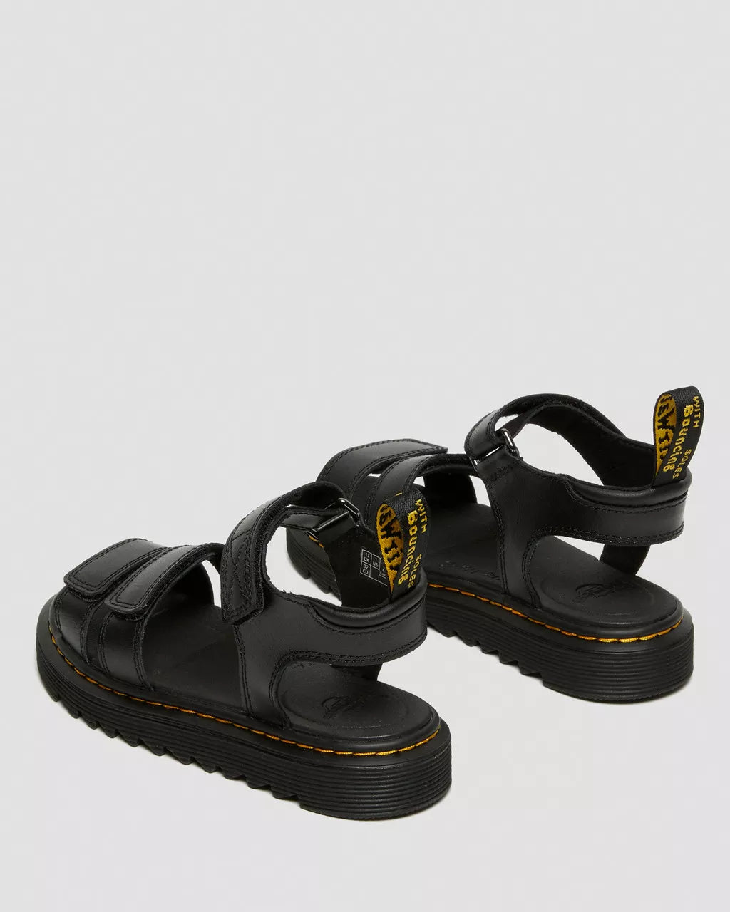 DR MARTENS Junior Klaire Leather Strap Sandals