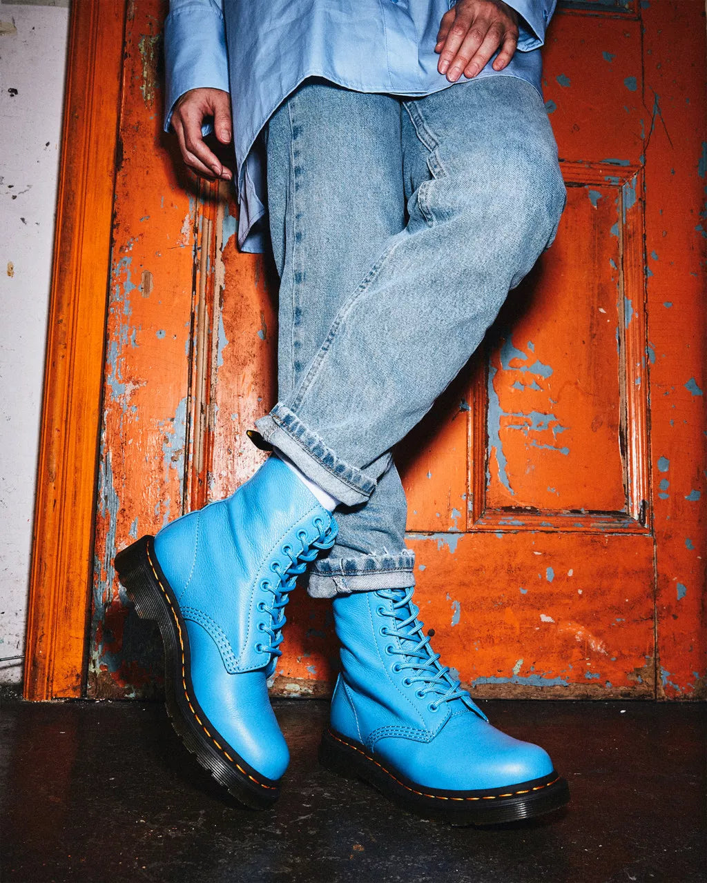 1460 Pascal Virginia Leather Lace Up Boots