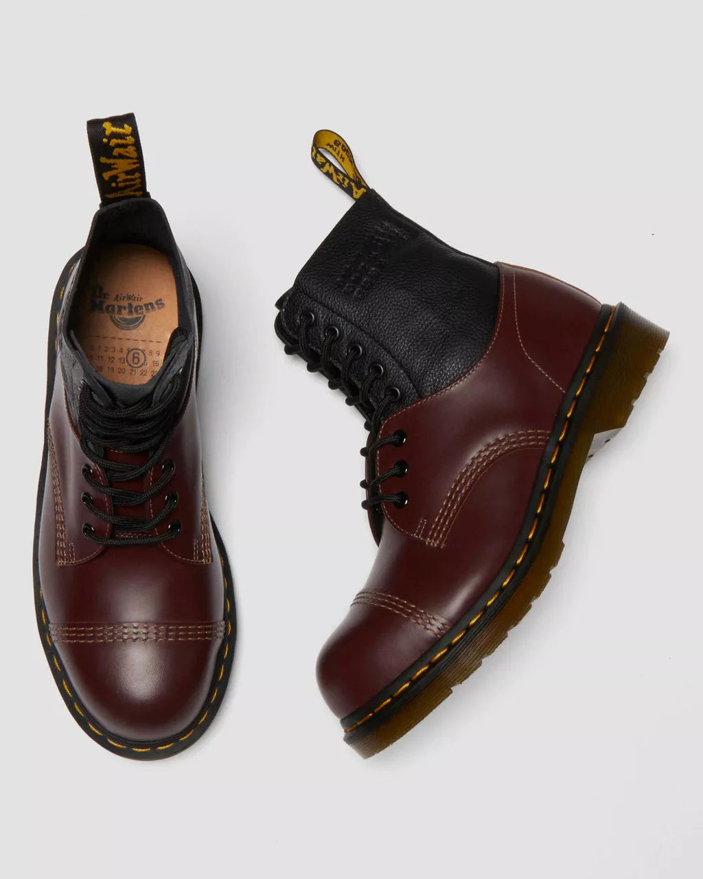 DR MARTENS 1460 / 1461 MM6 Steel Toe Leather Boots