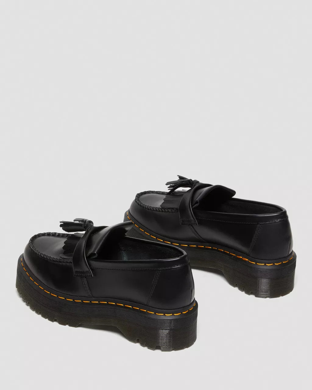 Adrian Quad Leather Platform Tassle Loafers
