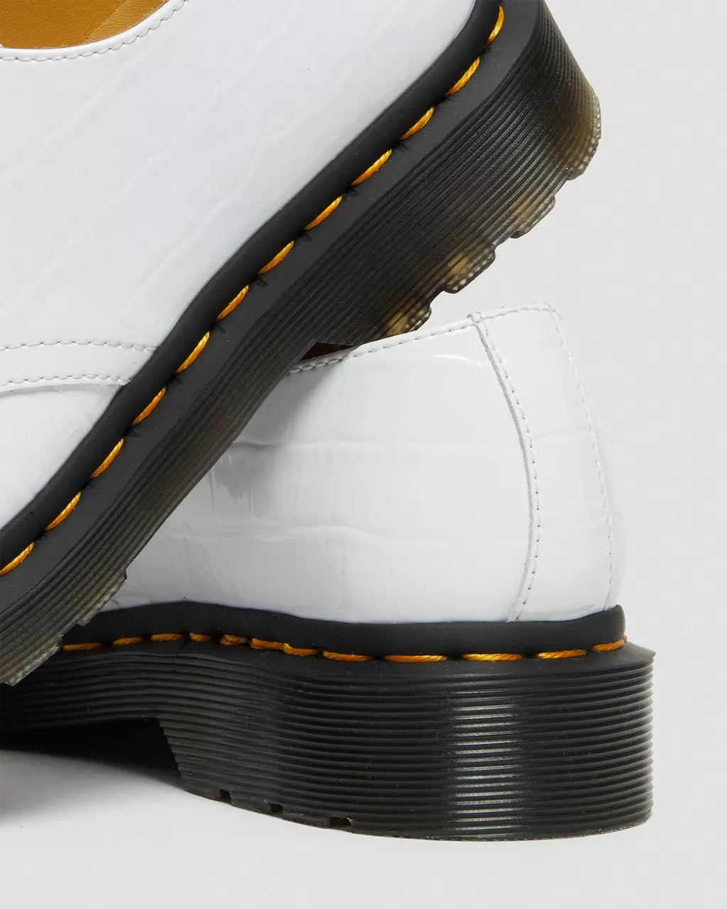 DR MARTENS 1461 Patent Croc Emboss Leather Shoes