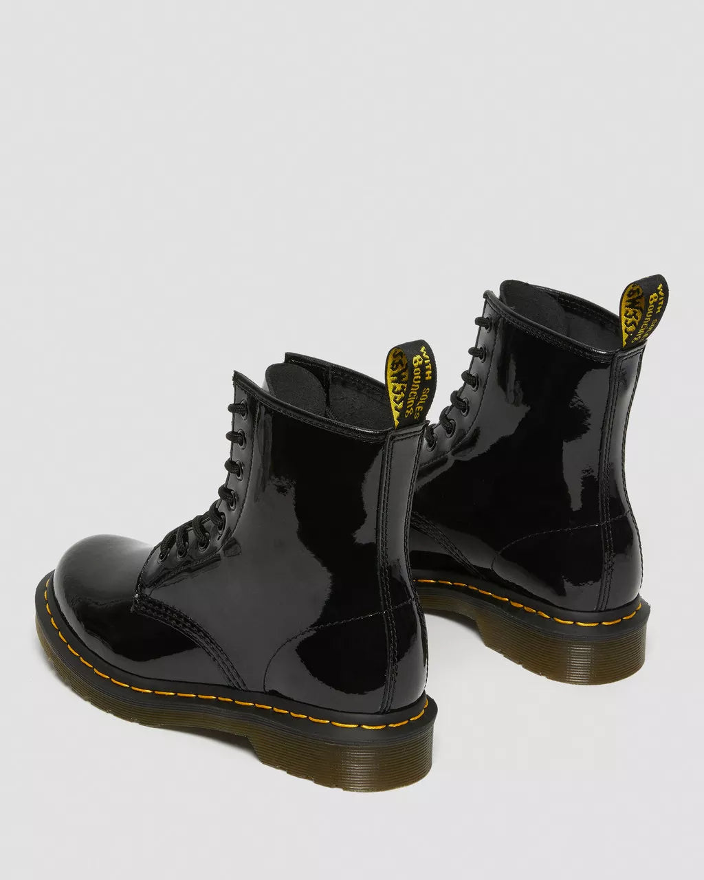 1460 Patent Leather Lace Up Boots