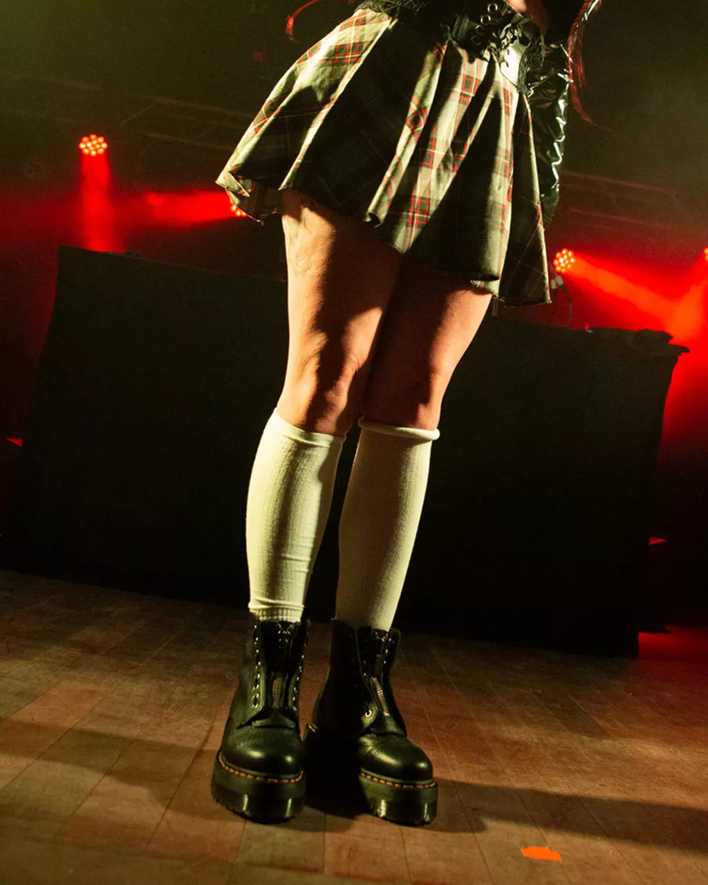 Sinclair Milled Nappa Leather Platform Boots