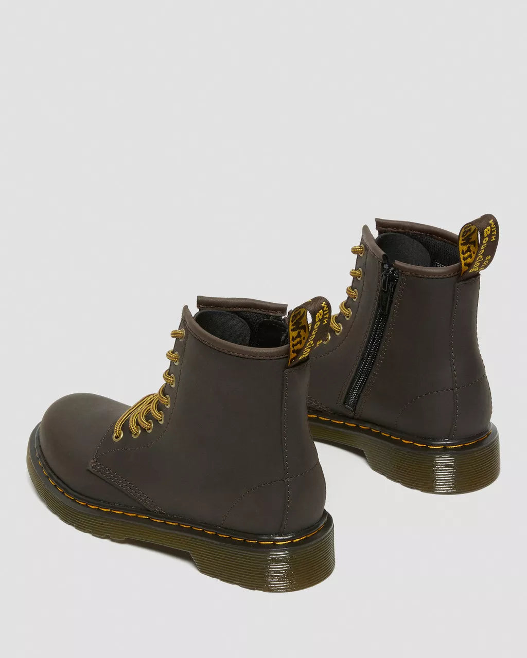 DR MARTENS JUNIOR 1460 LEATHER ANKLE BOOTS