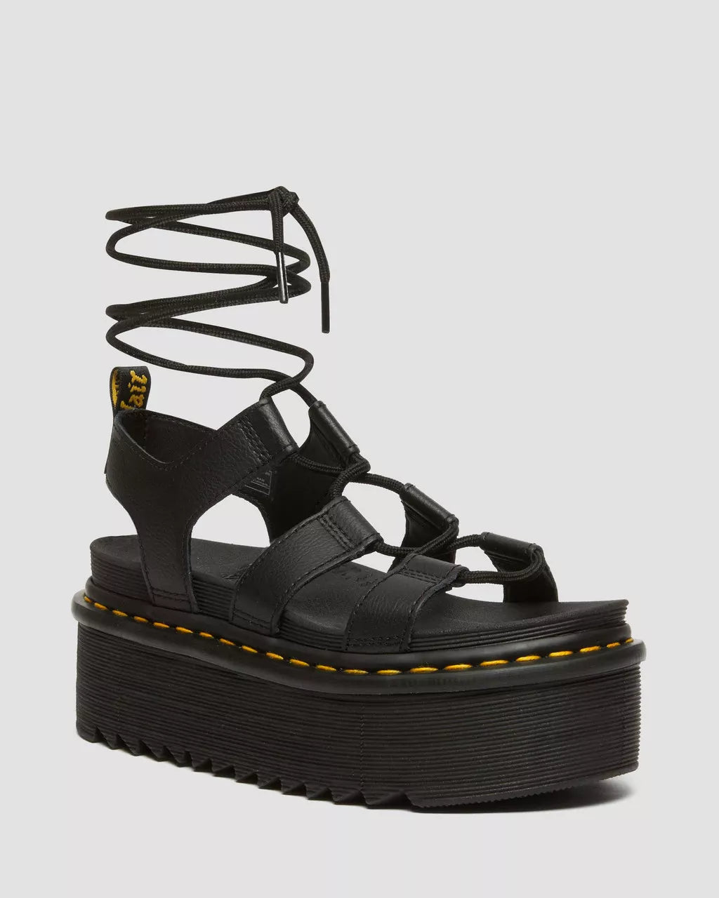 DR MARTENS Nartilla Leather Gladiator Platform Sandals
