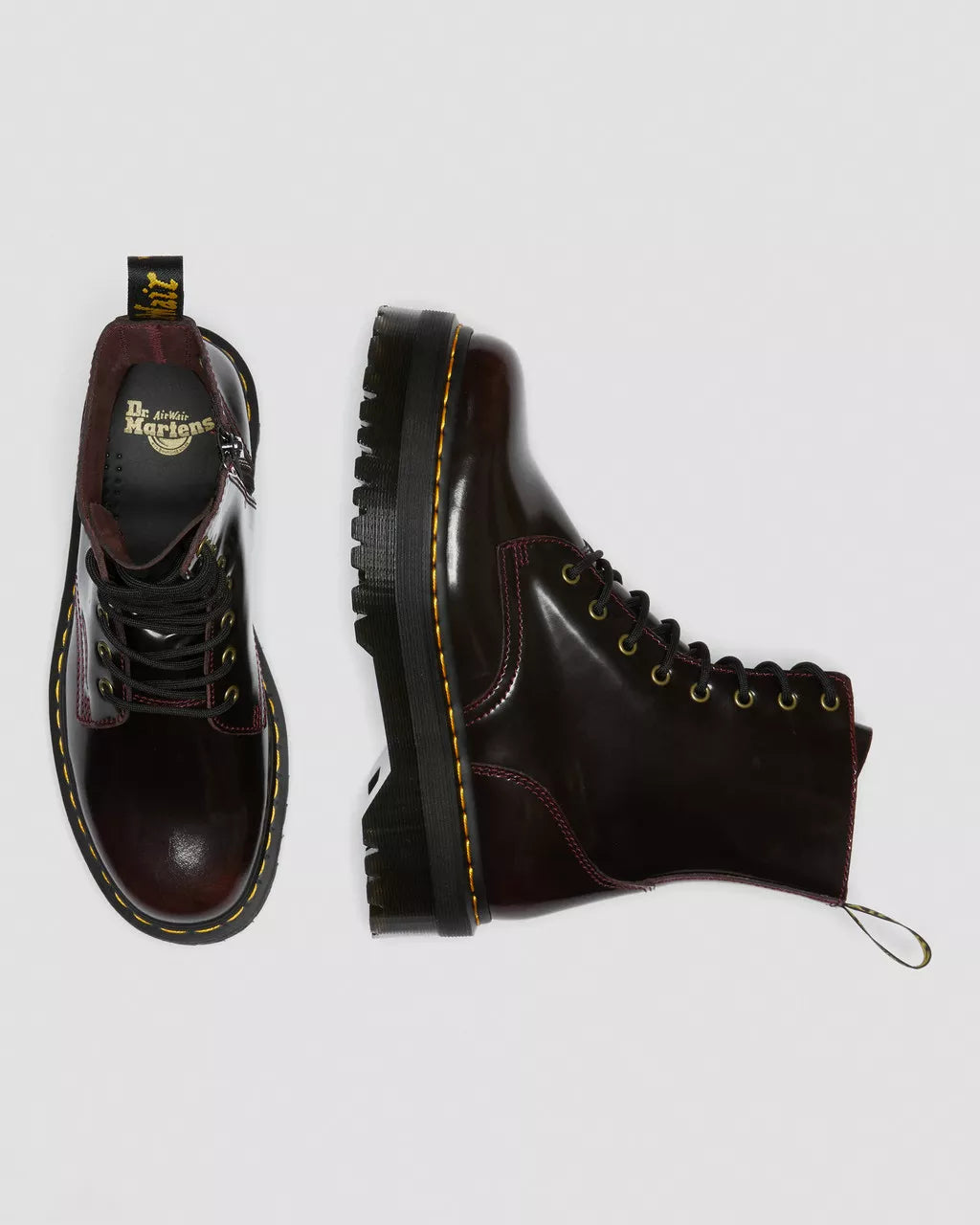 JADON ARCADIA LEATHER PLATFORM BOOTS