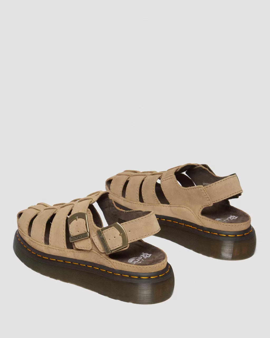 DR MARTENS Wrenlie Bronx Suede Fisherman Sandals