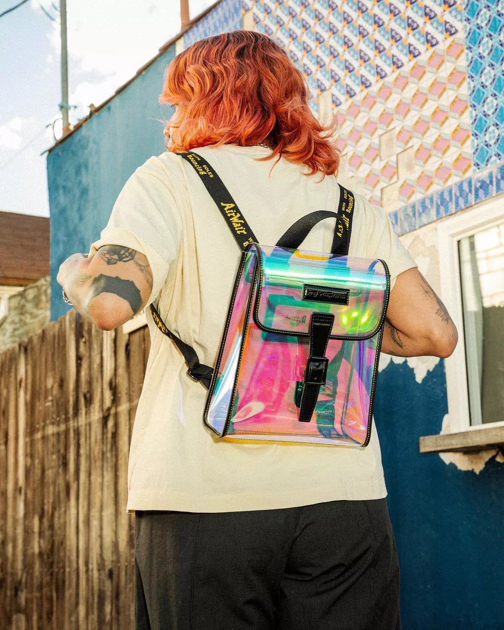 DR MARTENS Iridescent PU Mini Backpack