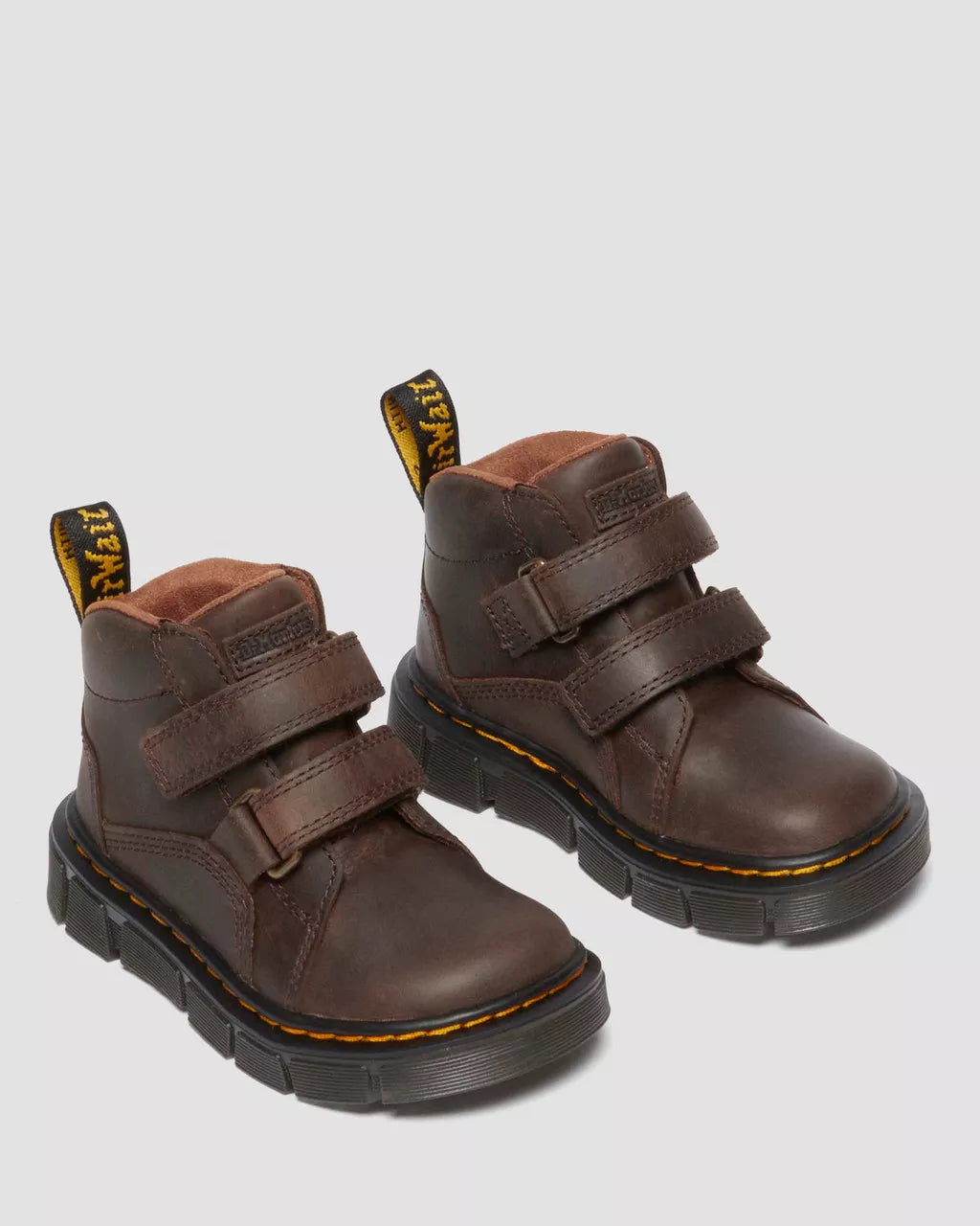 DR MARTENS Toddler Raffe Easy-On Leather Boots