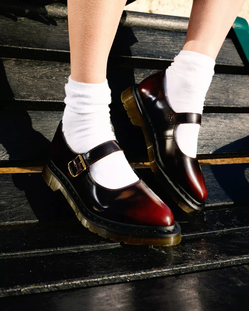 Elphie Mary Jane Leather Shoes