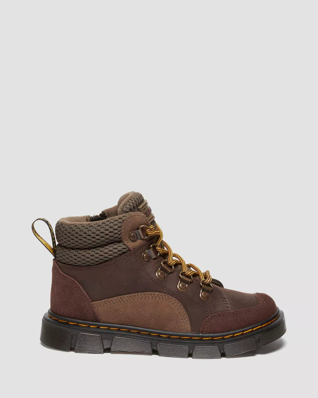DR MARTENS Junior Raffe Leather &amp; Suede Boots