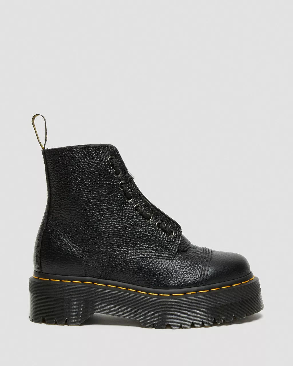 Sinclair Milled Nappa Leather Platform Boots