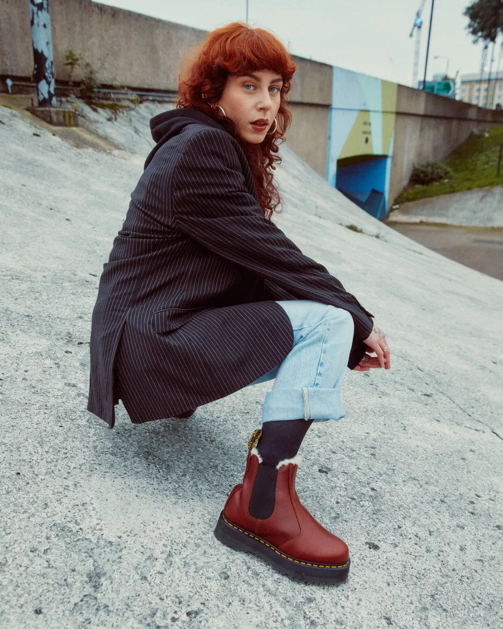 2976 Quad Faux Fur Lined Platform Boots