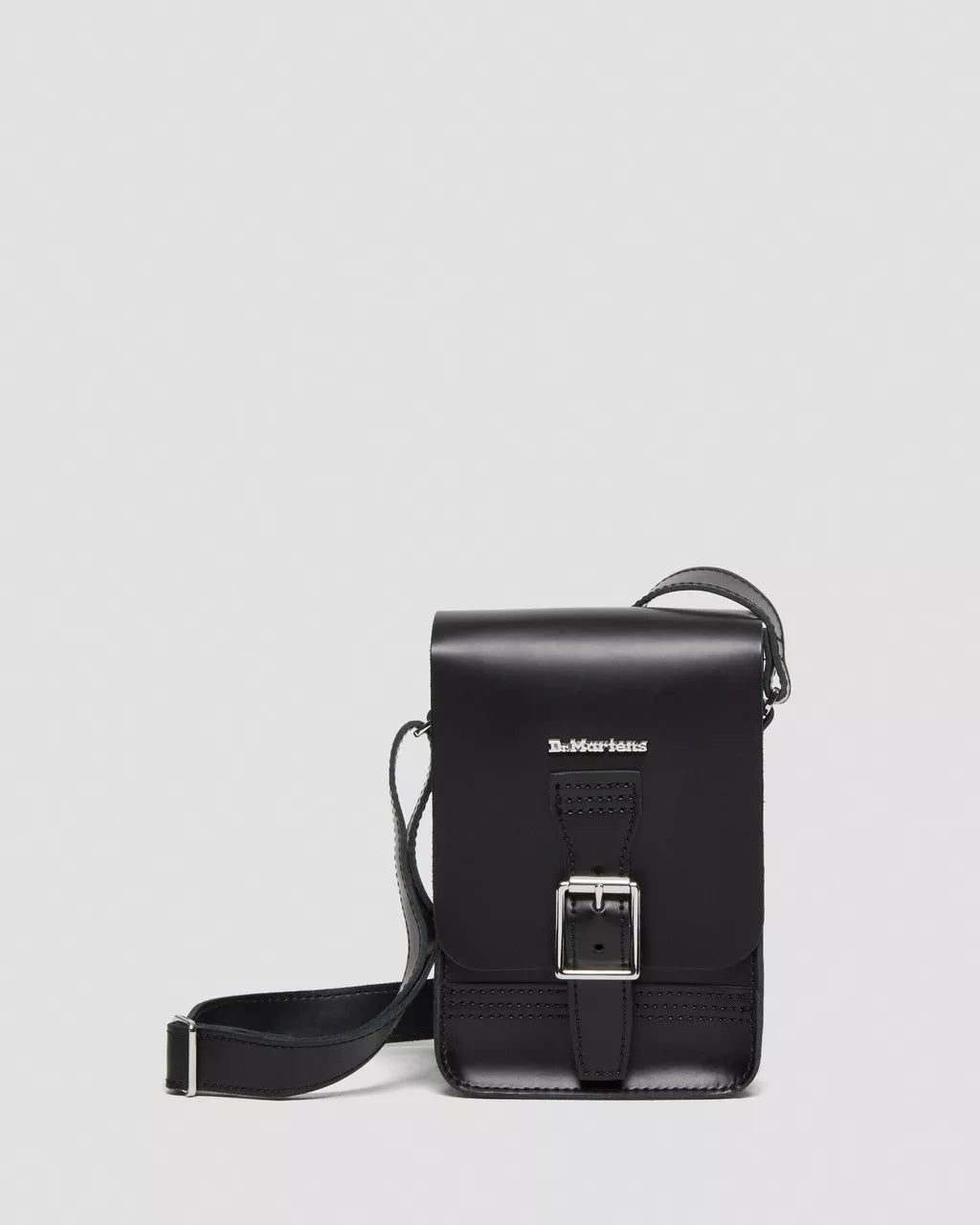 DR MARTENS Kie Smooth Leather Leather Vertical Crossbody Bag