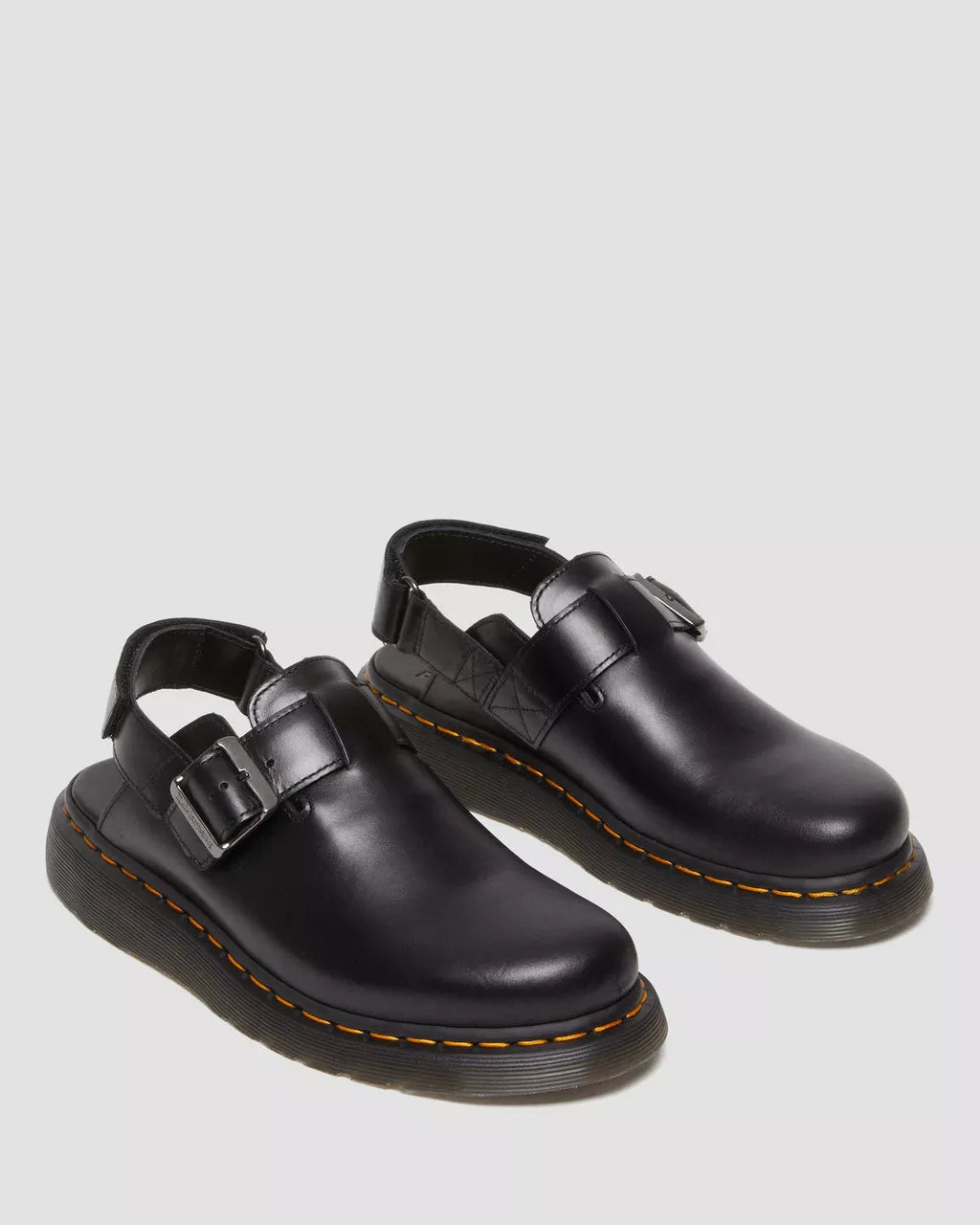 DR MARTENS Jorge II Brando Leather Slingback Mules