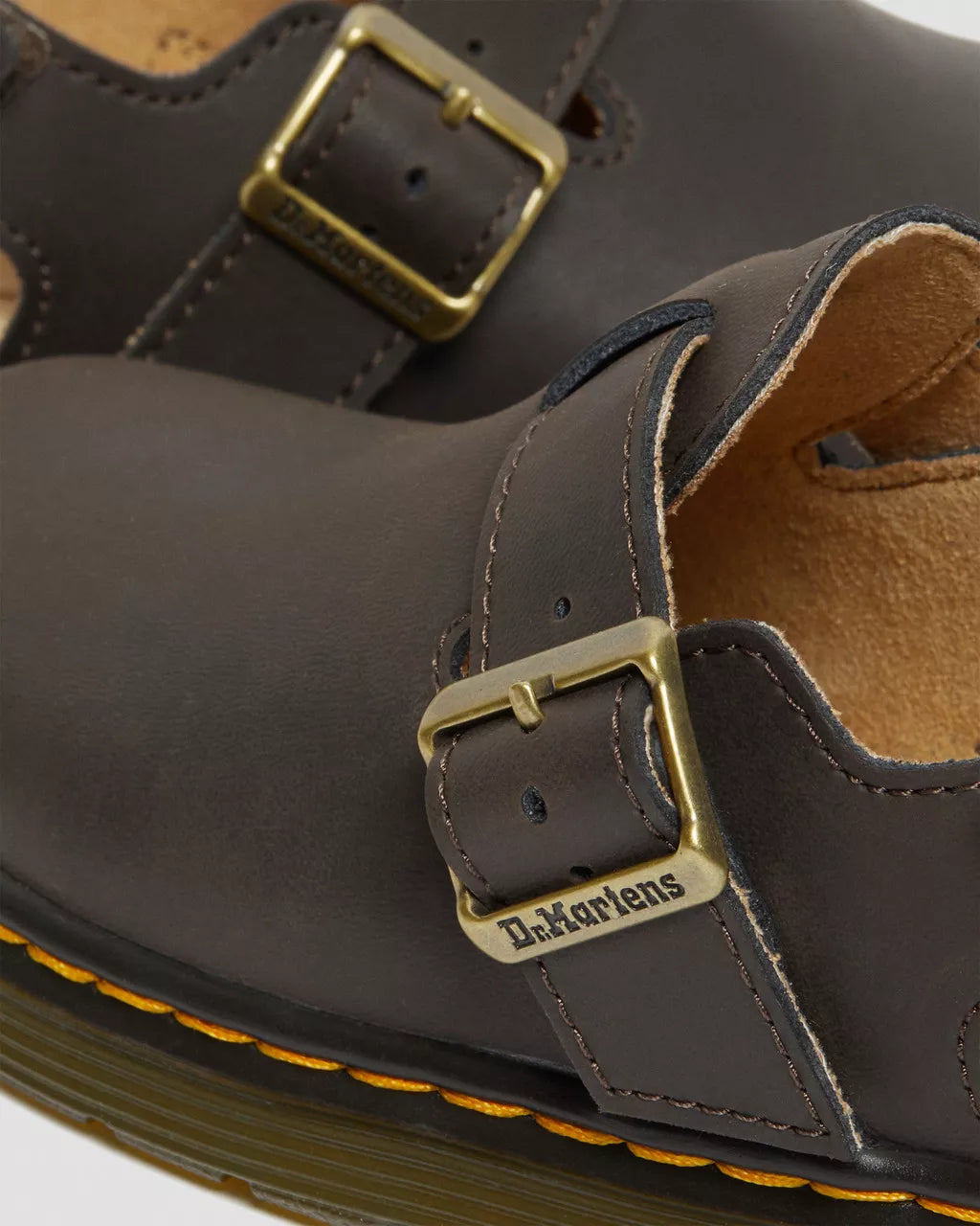 DR MARTENS Junior Jorgie Leather Mules
