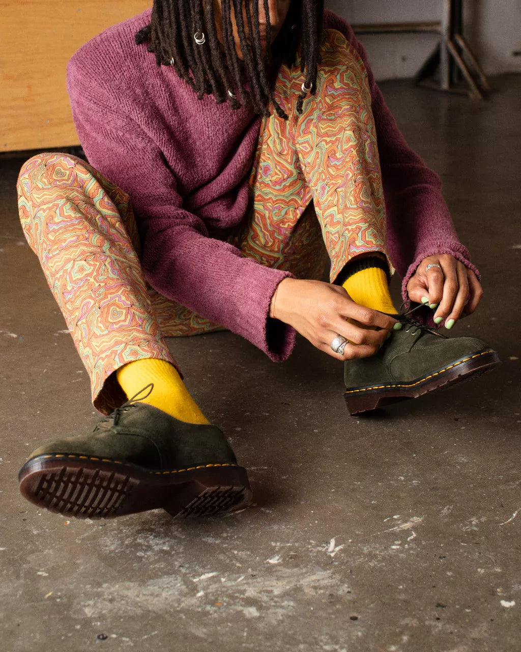 DR MARTENS 2046 Suede Shoes