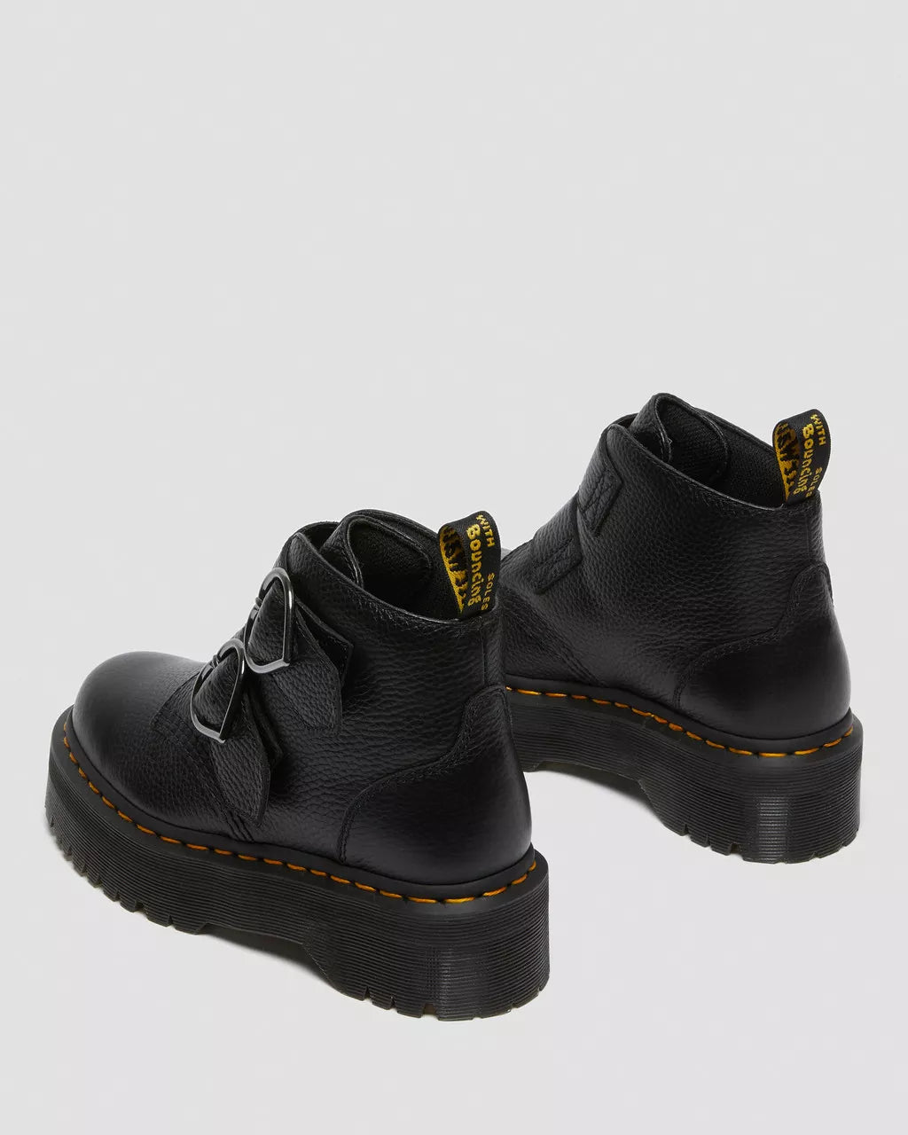 DR MARTENS Devon Heart Leather Platform Boots
