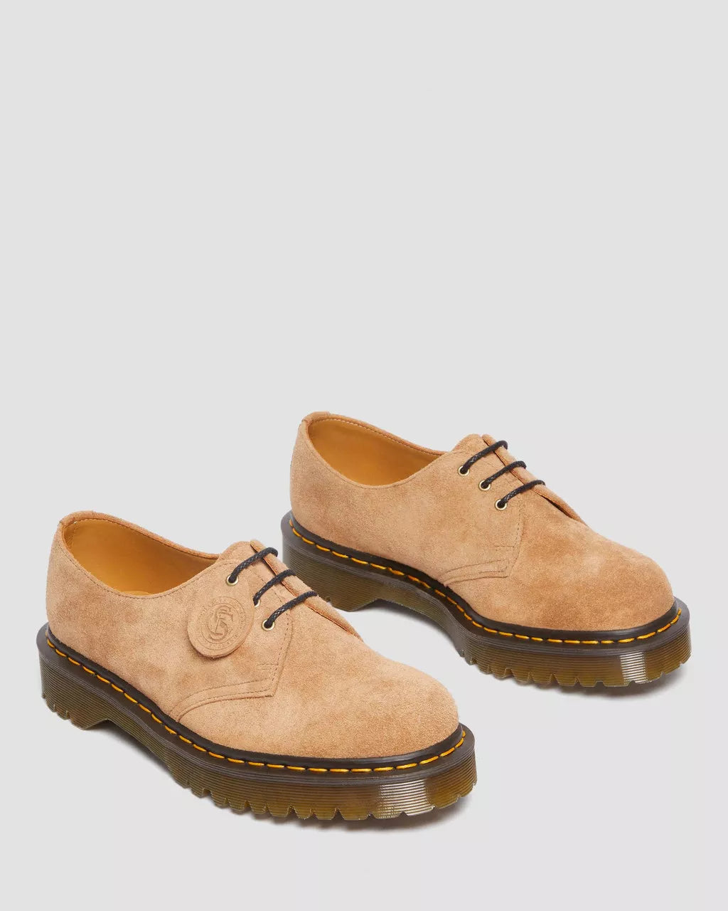 DR MARTENS 1461 Bex Made In England Tufted Suede Shoes