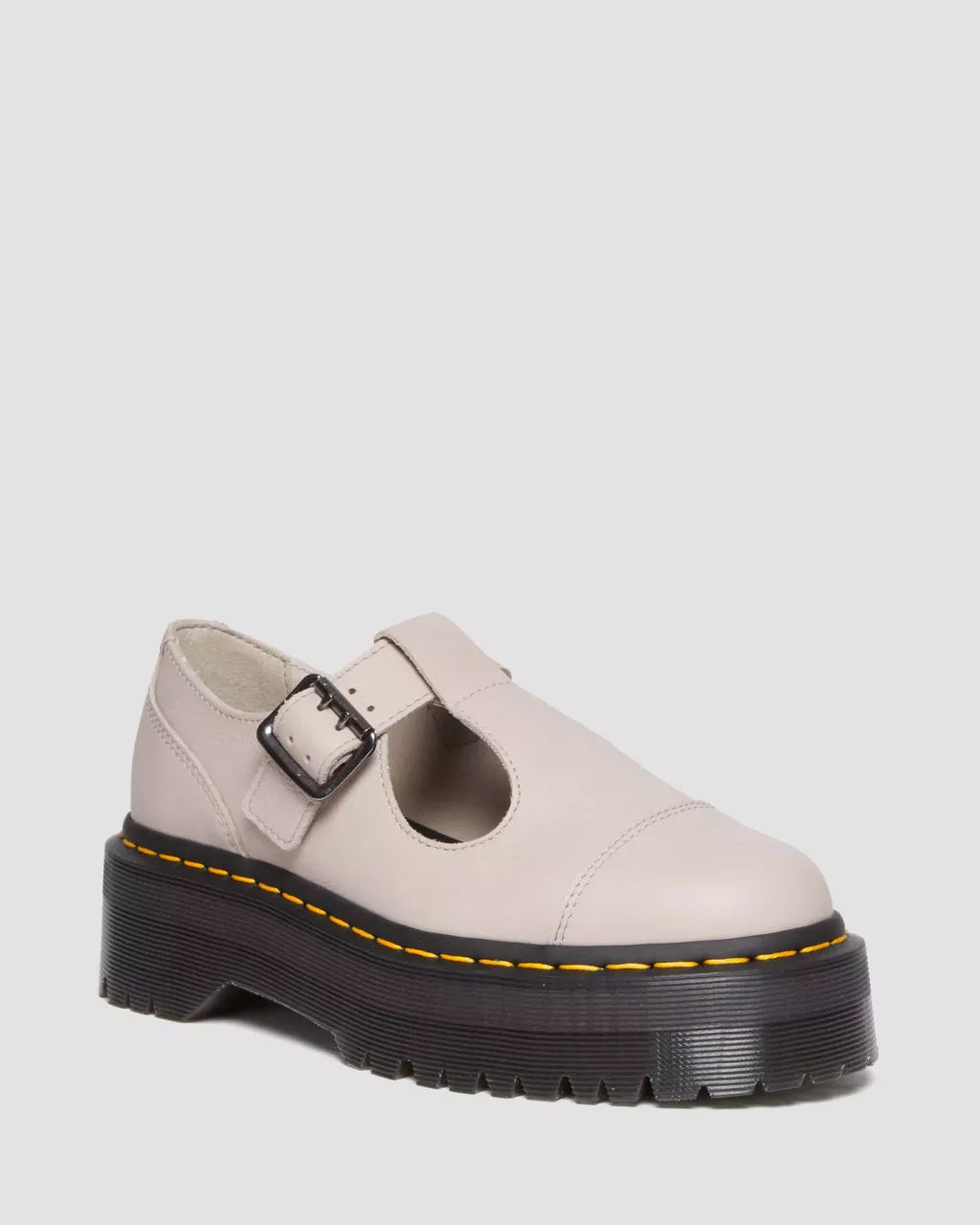 Bethan Pisa Leather Platform Mary Jane Shoes