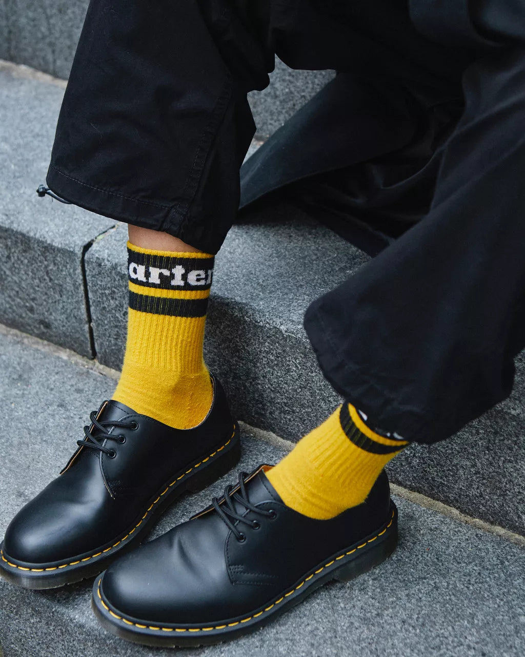 Athletic Logo Organic Cotton Blend Socks