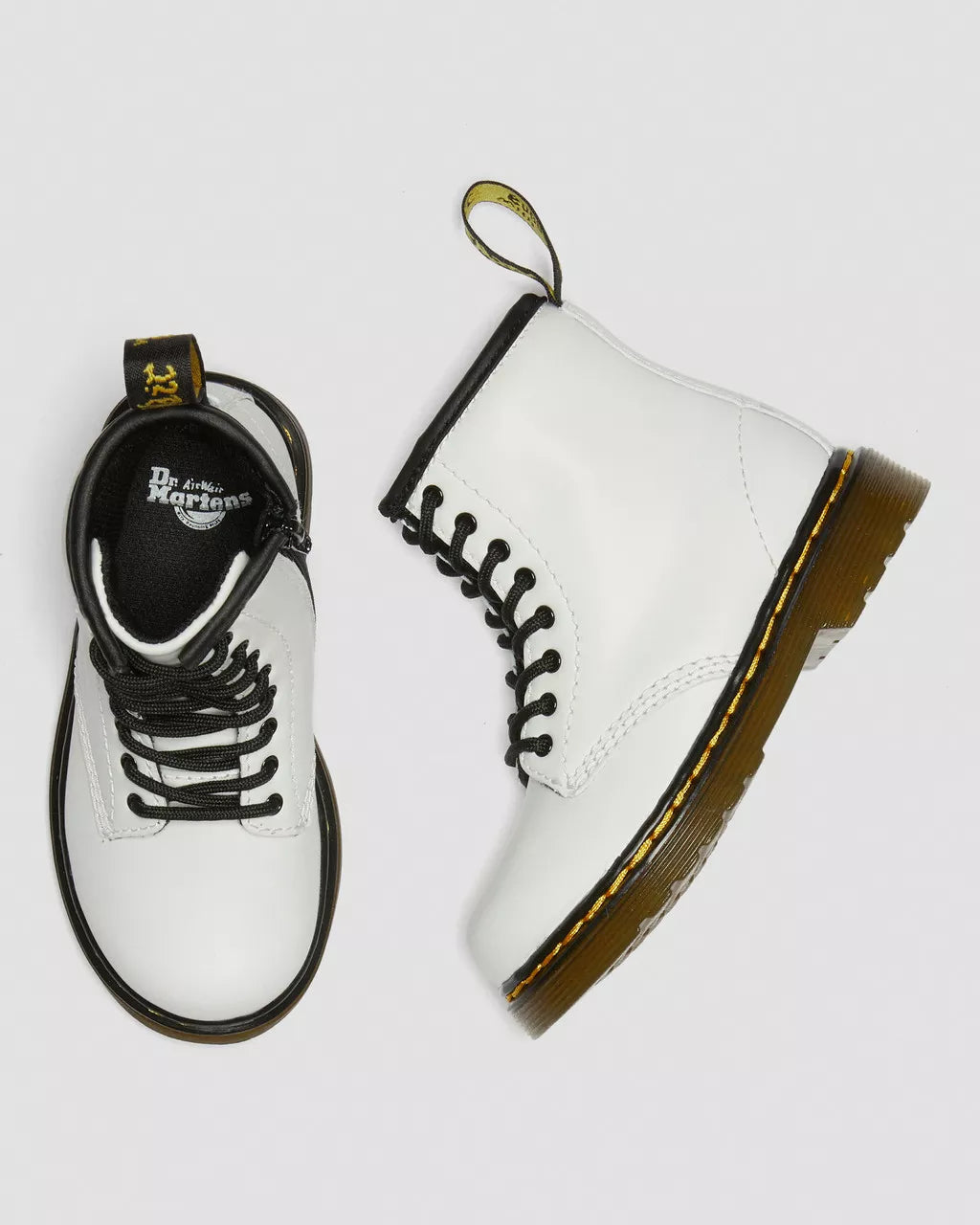 DR MARTENS Toddler 1460 Muted Leather Lace Up Boots