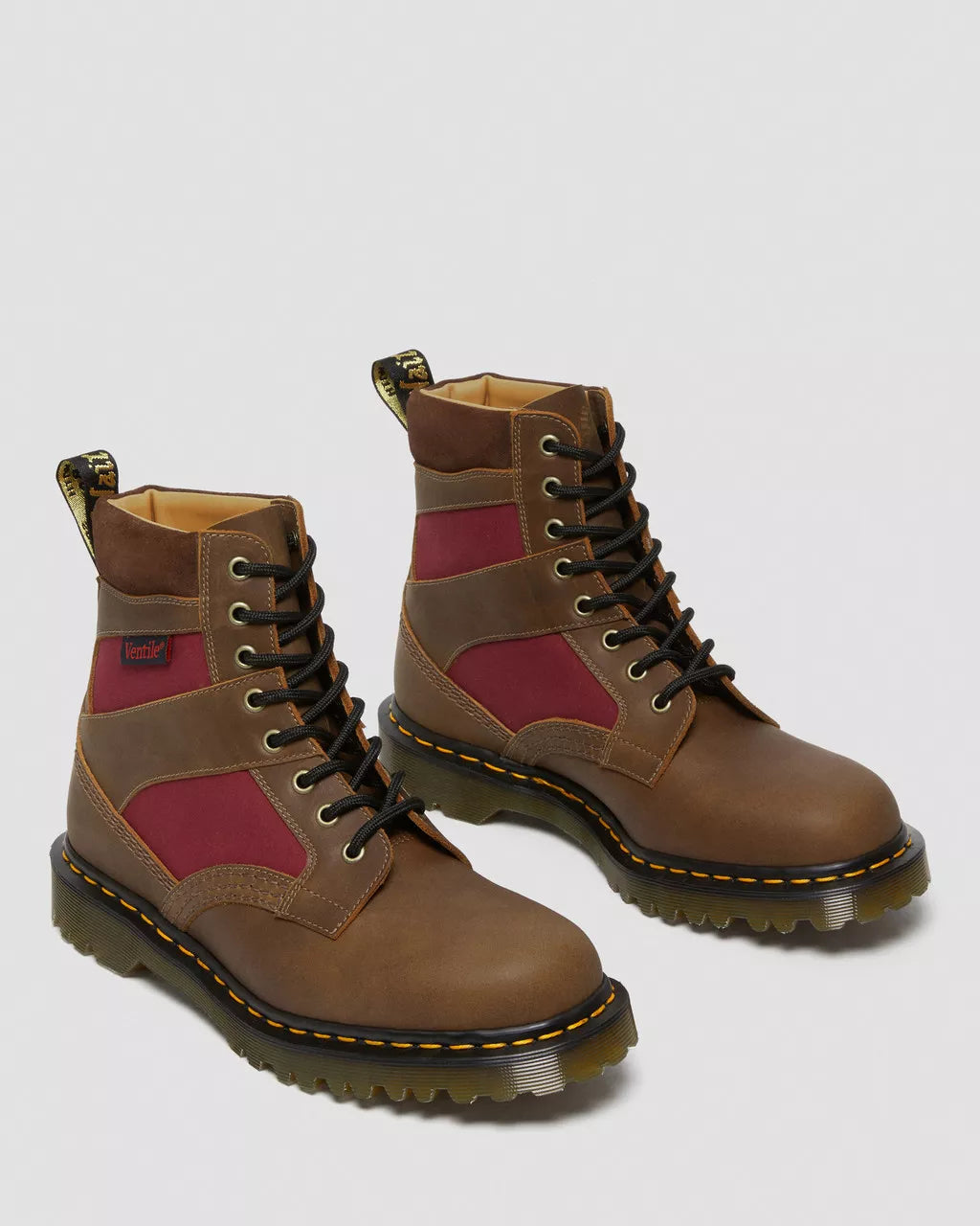 DR MARTENS 1460 Made in England Padded Panel Lace Up Boots