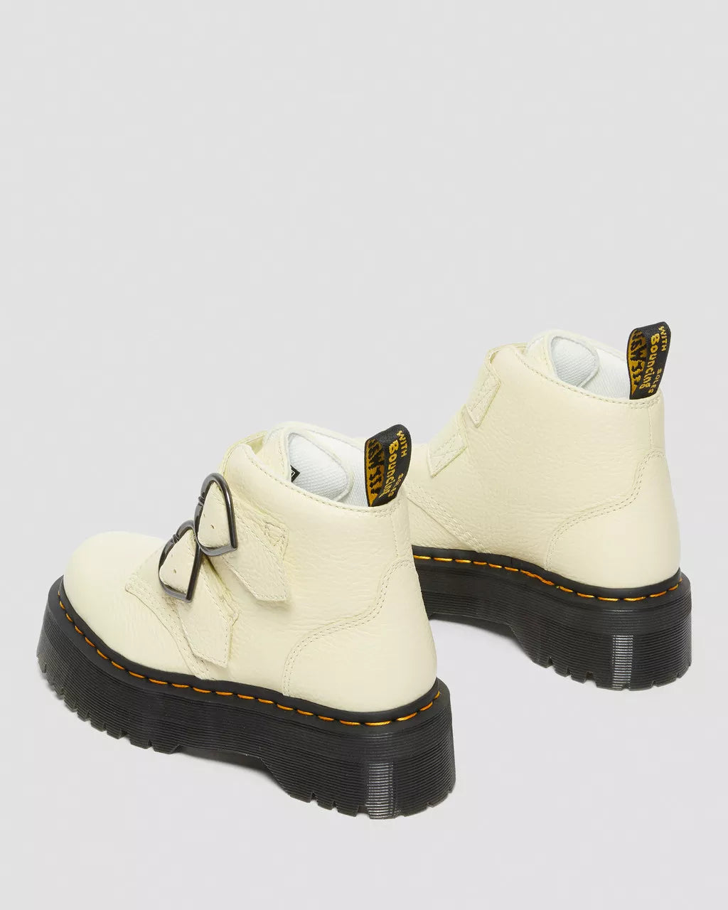 DR MARTENS Devon Heart Leather Platform Boots