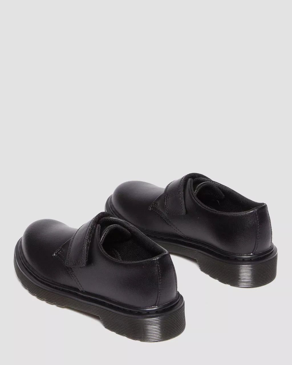 DR MARTENS Junior Kamron Leather Strap Velcro Oxford Shoes