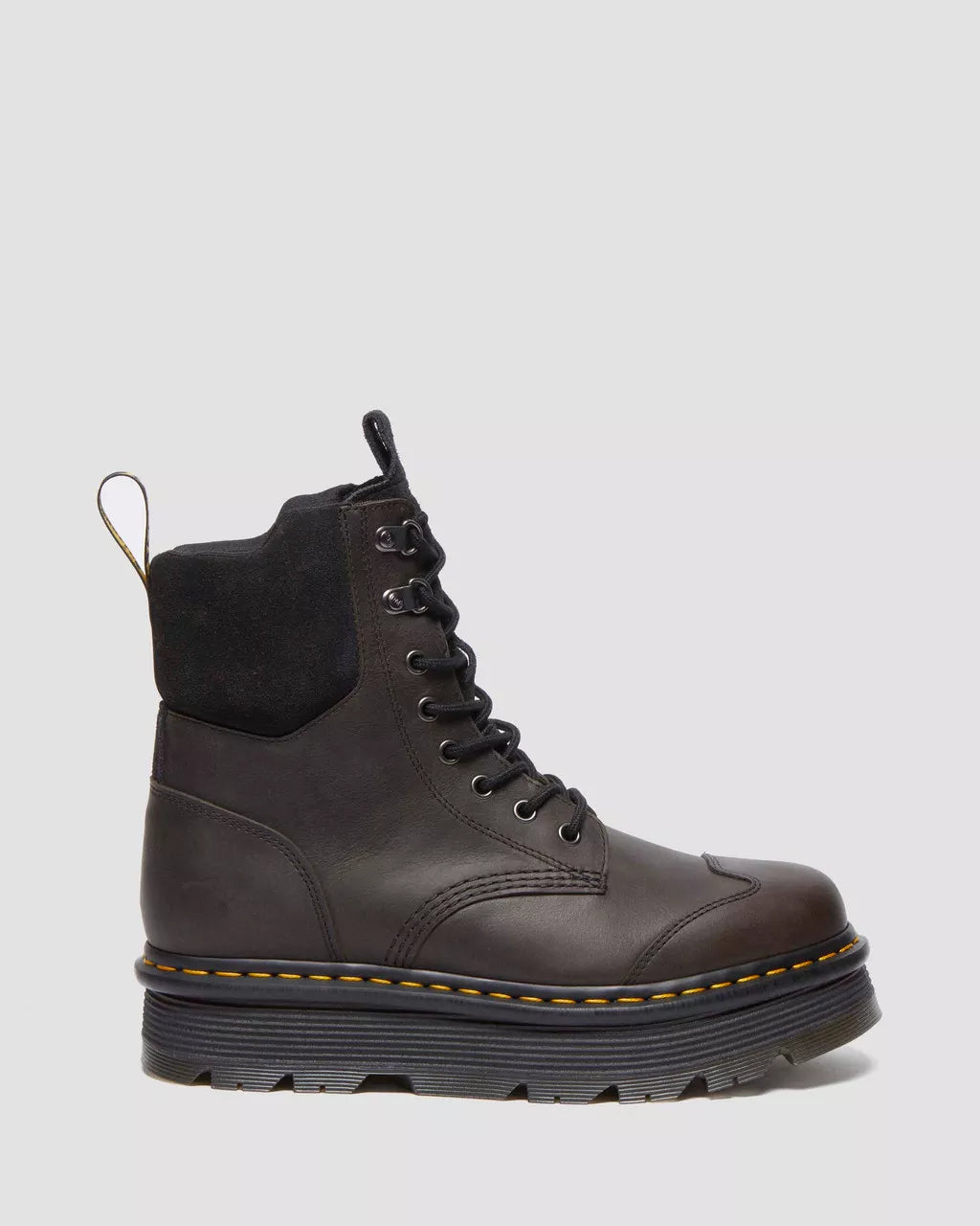 Zebzag Suede &amp; Leather Casual Lace Up Boots