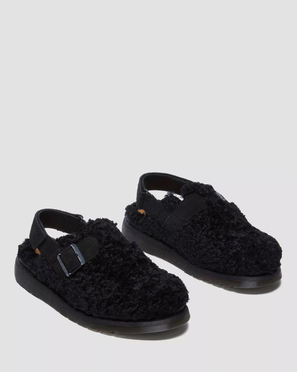 DR MARTENS Jorge II Suede &amp; Borg Mules