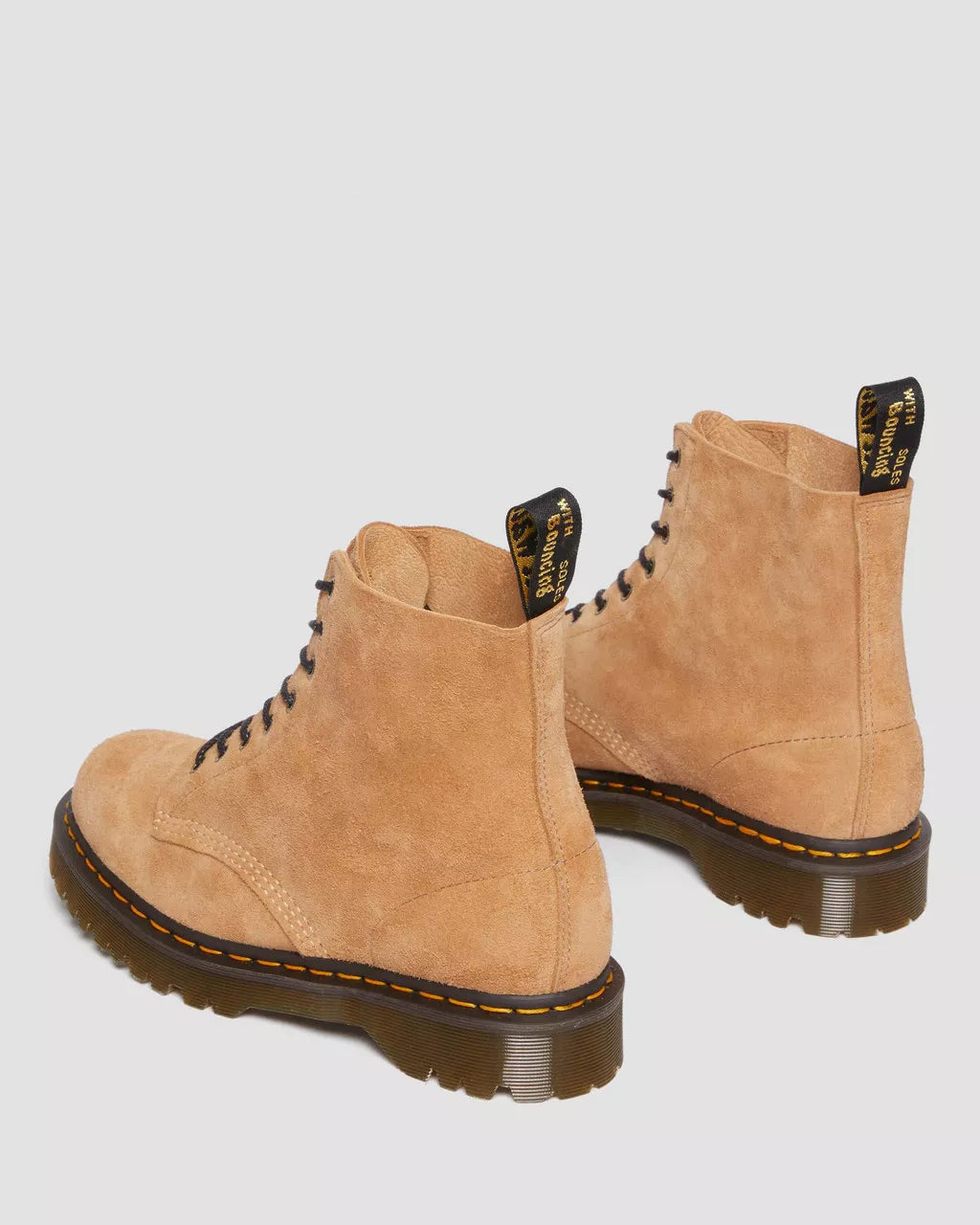 DR MARTENS 1460 Pascal Made In England Tufted Suede Lace Up boots