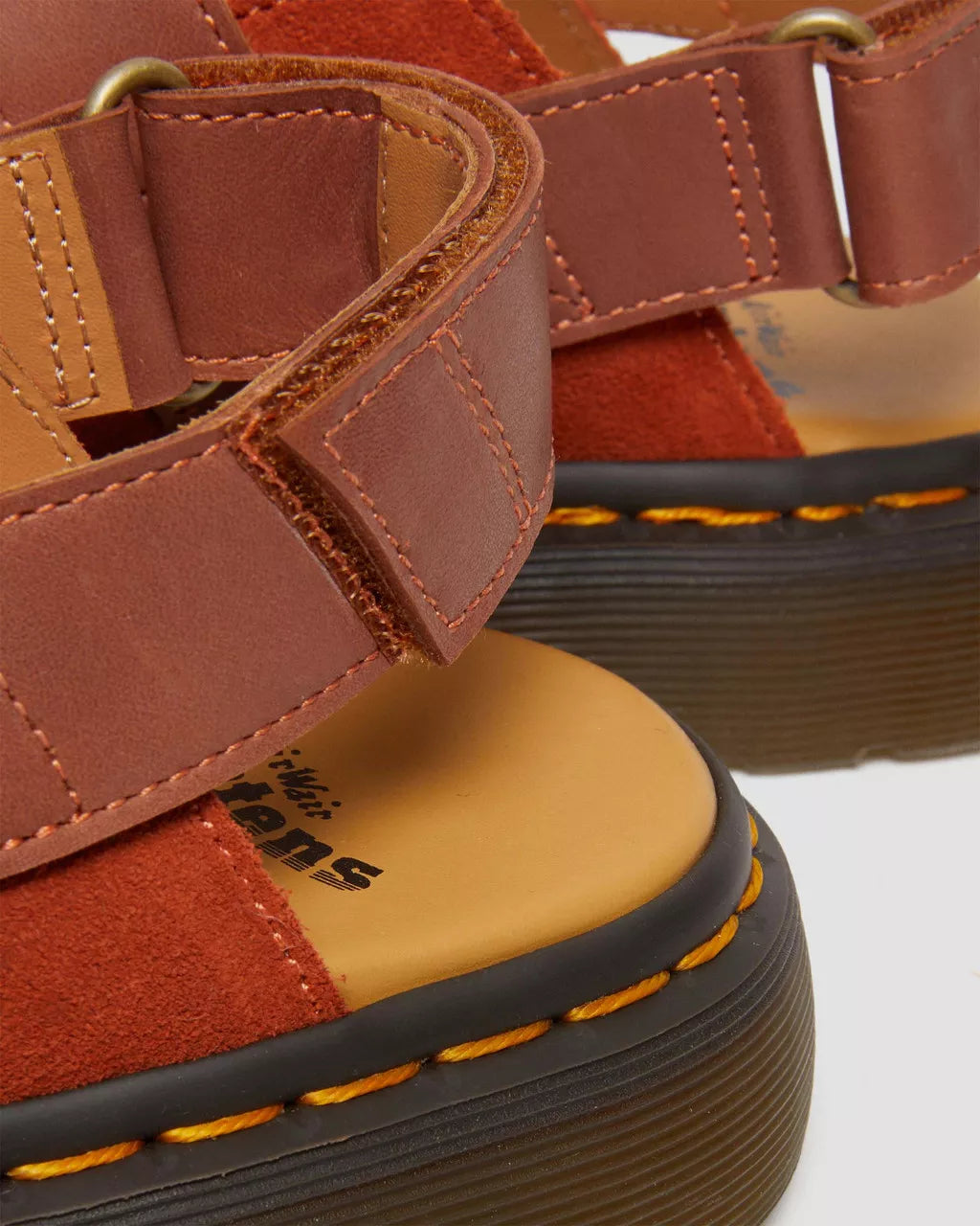 DR MARTENS Jorge II Suede &amp; Leather Slingback Mules