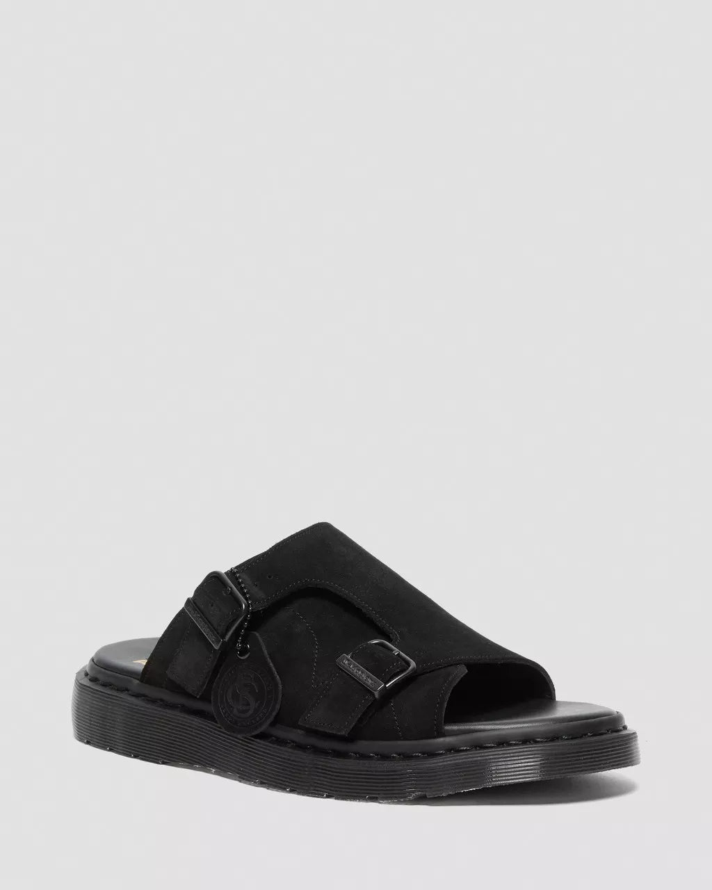 DR MARTENS Dayne Made in England Suede Slide Sandals